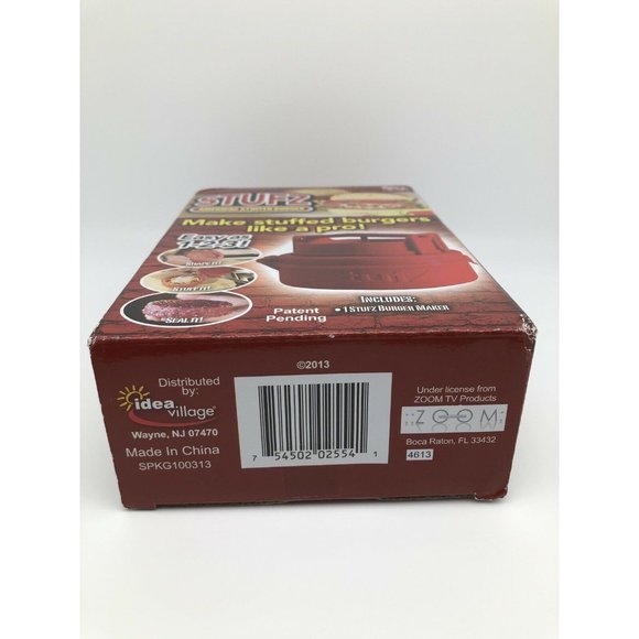 STUFZ Americas Stuffed Burger As Seen On TV Make Burgers Like A Pro! Brand New - Picture 5 of 6
